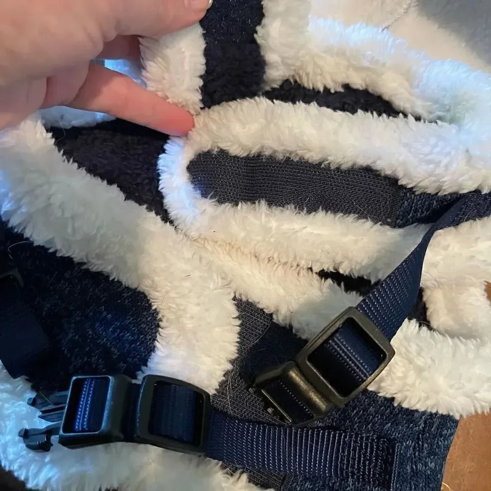 CUTE DENIM n Wool Pet Hoodie vest!!
